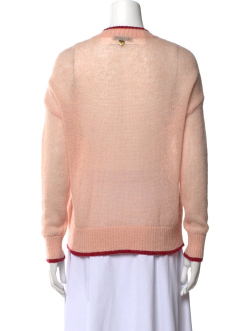 TWINSET Graphic Print Crew Neck Sweater