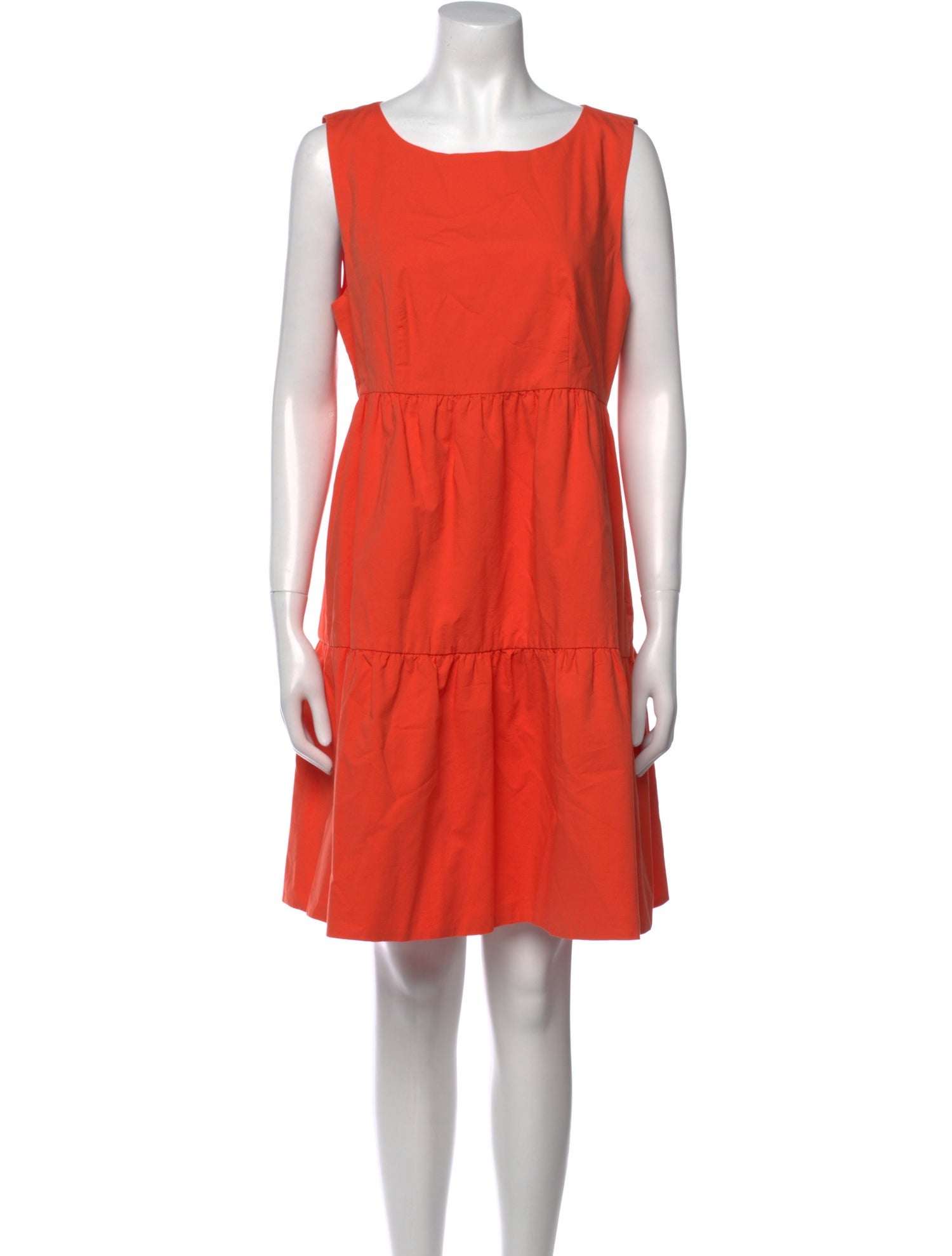 TWINSET Bateau Neckline Mini Dress