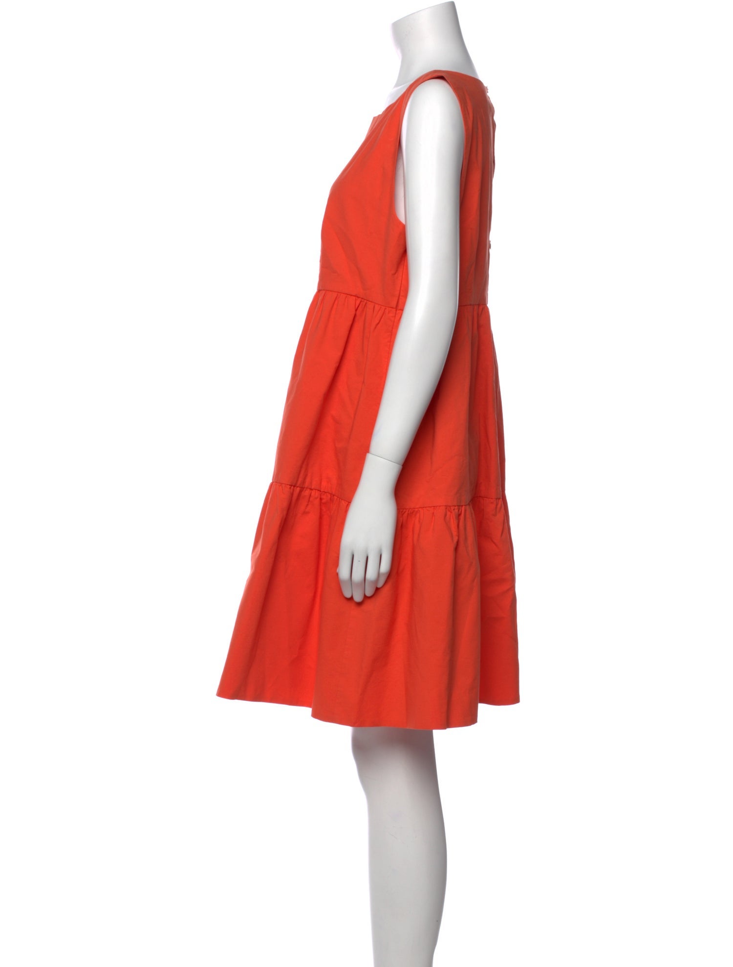 TWINSET Bateau Neckline Mini Dress