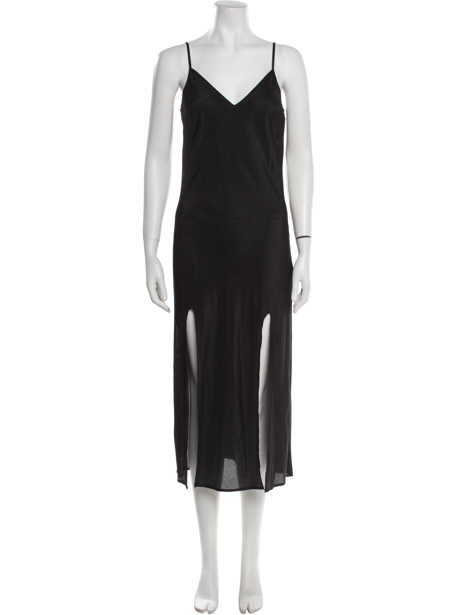 TWINSET V-Neck Midi Length Dress