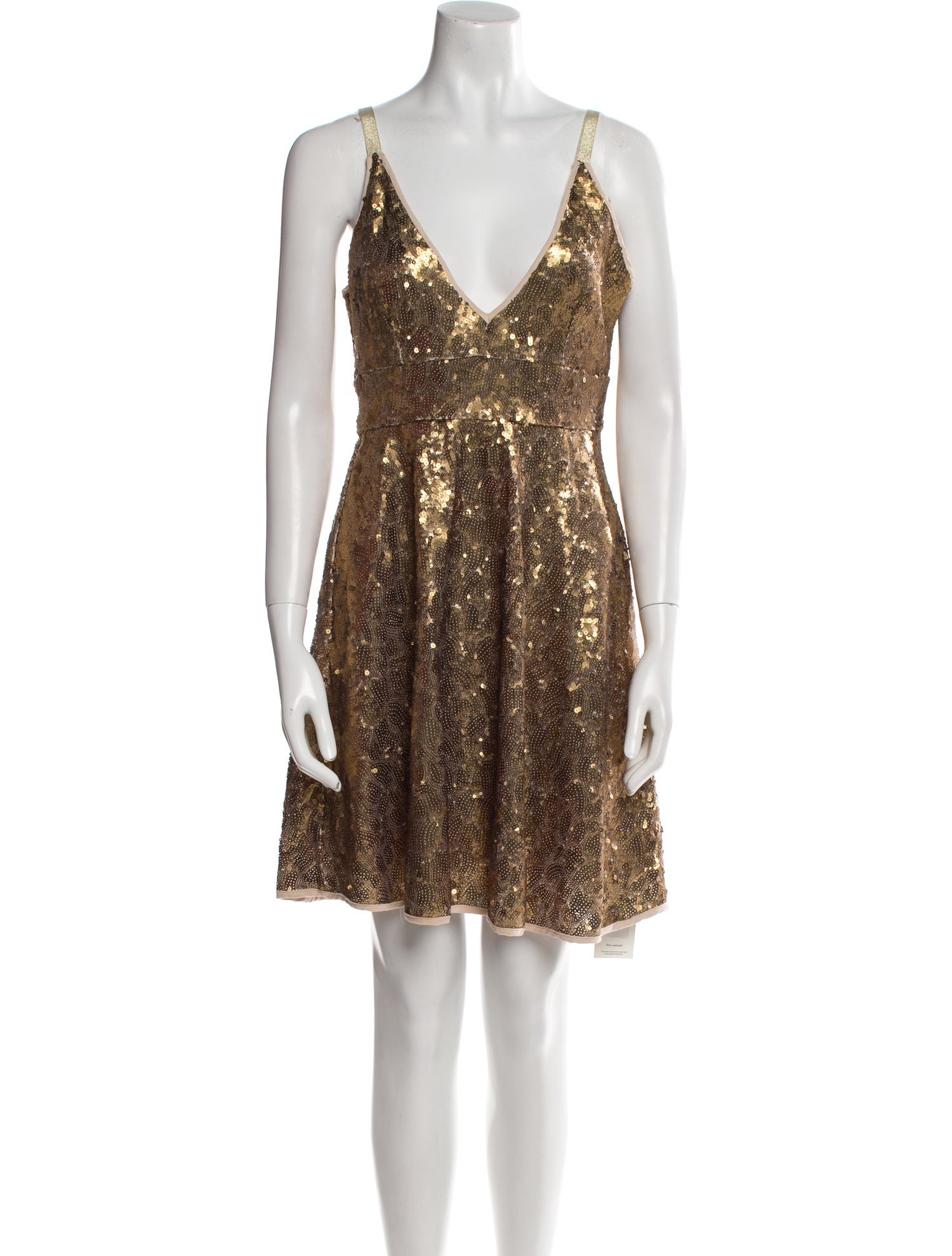 TWINSET V-Neck Mini Dress