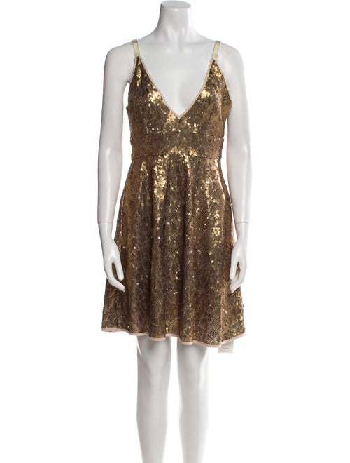 TWINSET V-Neck Mini Dress