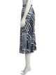 TWINSET Striped Midi Length Skirt