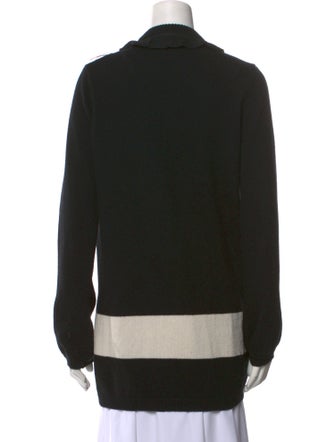 TWINSET Striped Open Front Sweater