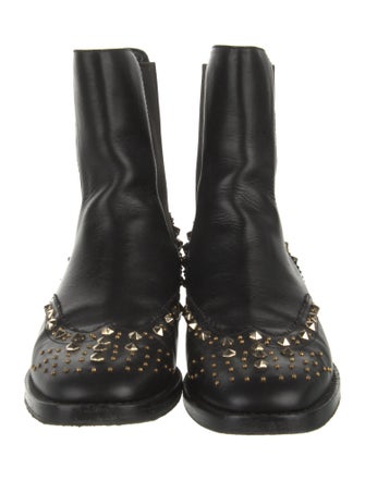 TWINSET Leather Chelsea Boots