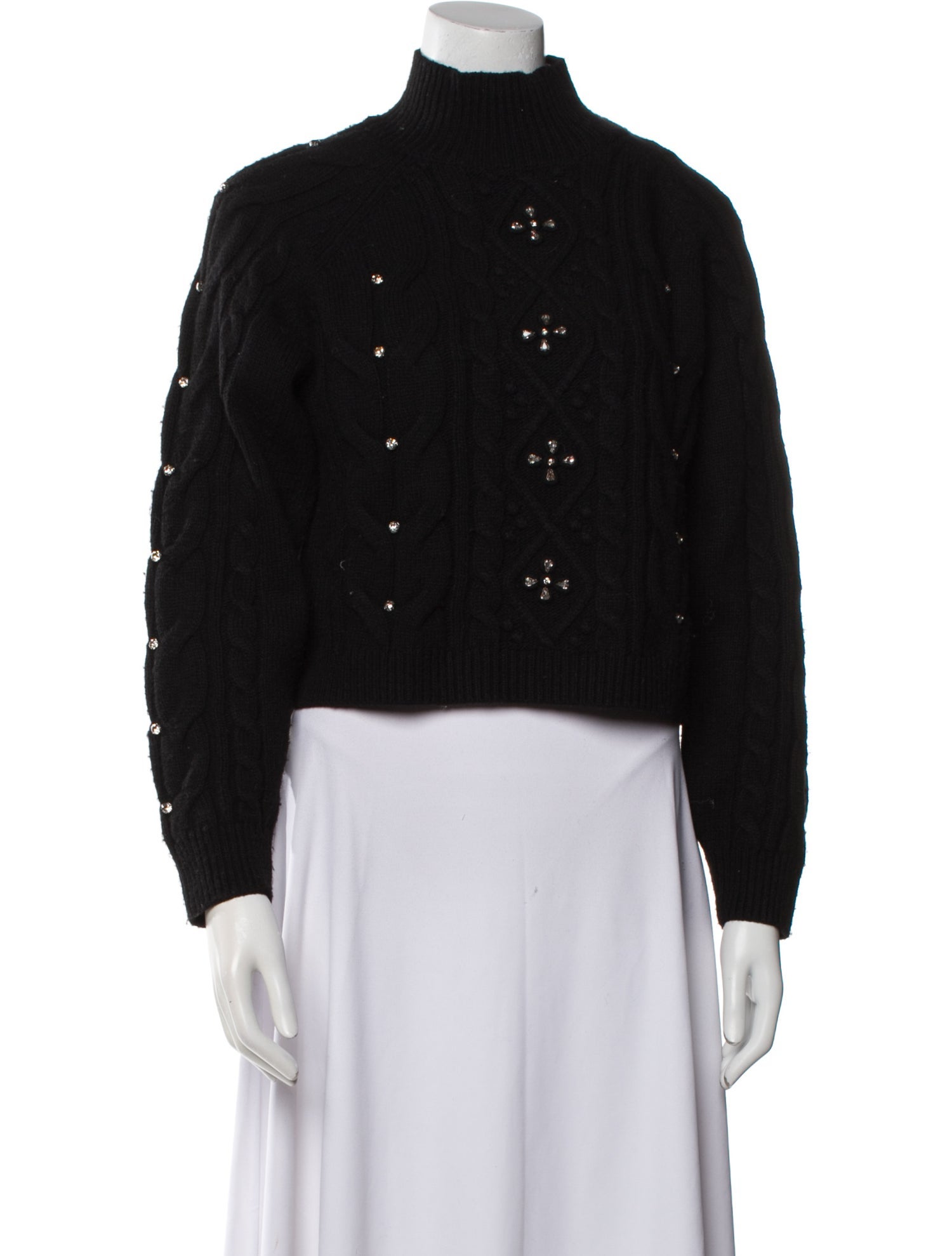 TWINSET Mock Neck Sweater