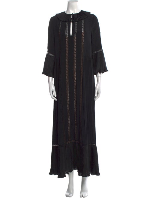 TWINSET Crew Neck Long Dress