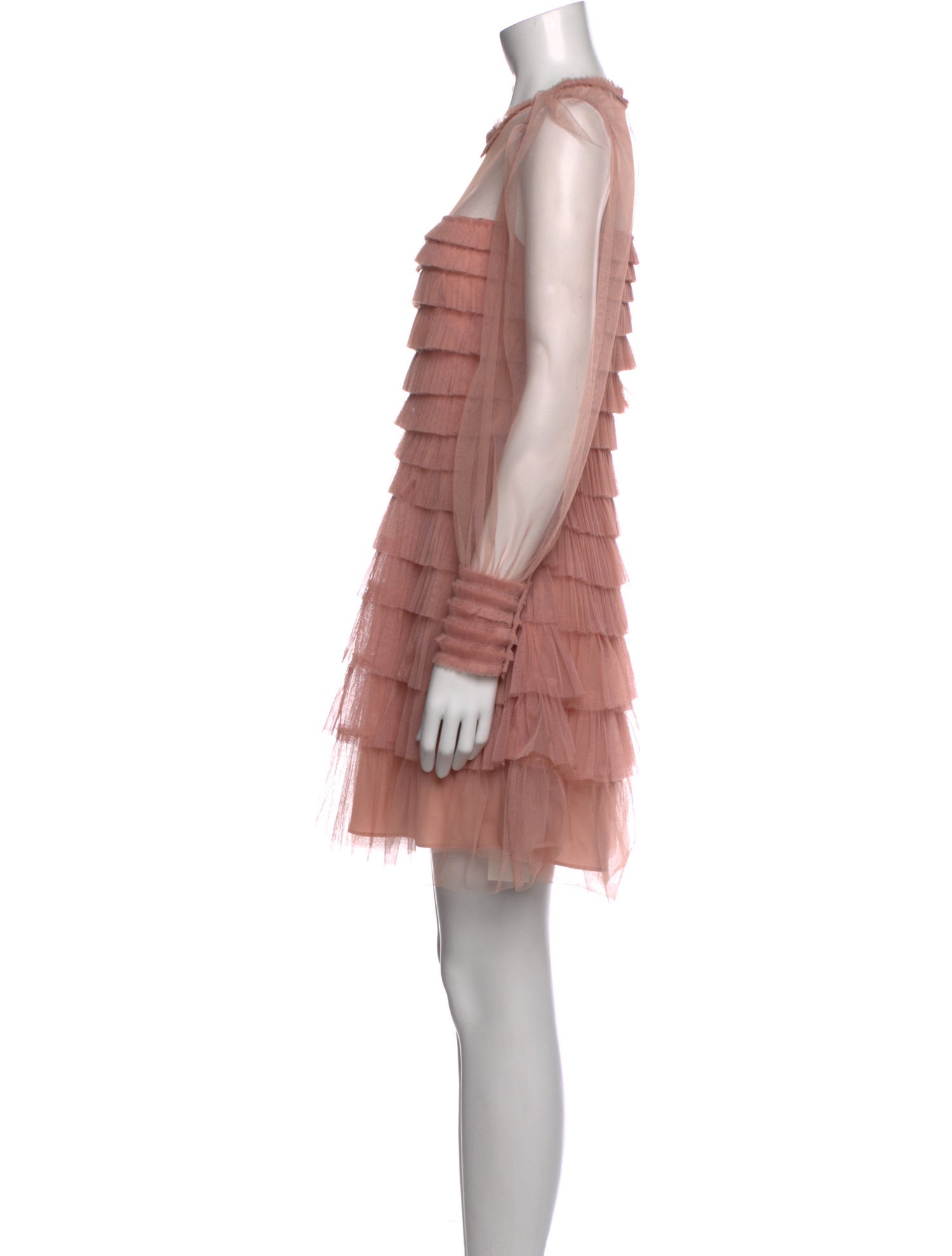 TWINSET Crew Neck Mini Dress