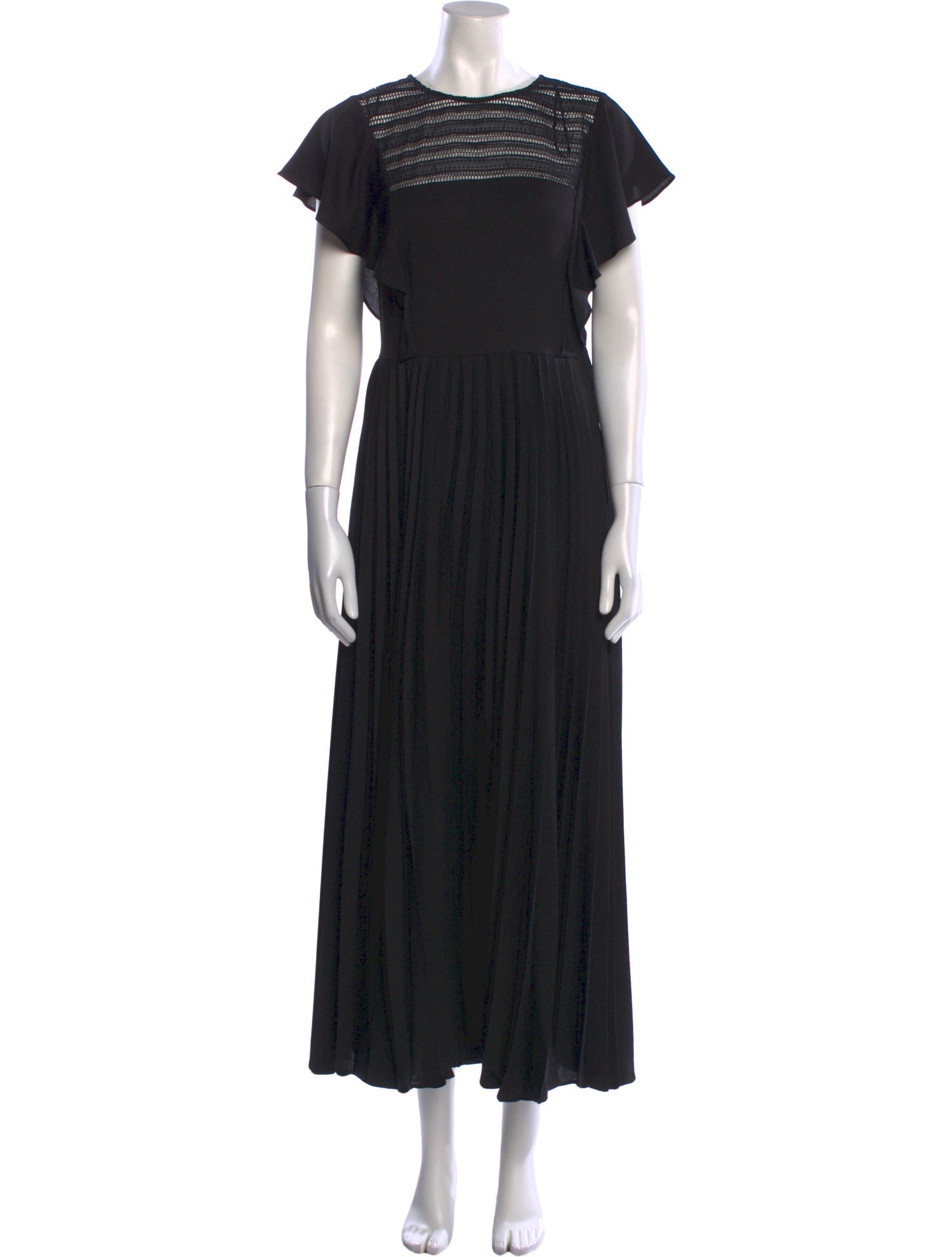 TWINSET Crew Neck Long Dress