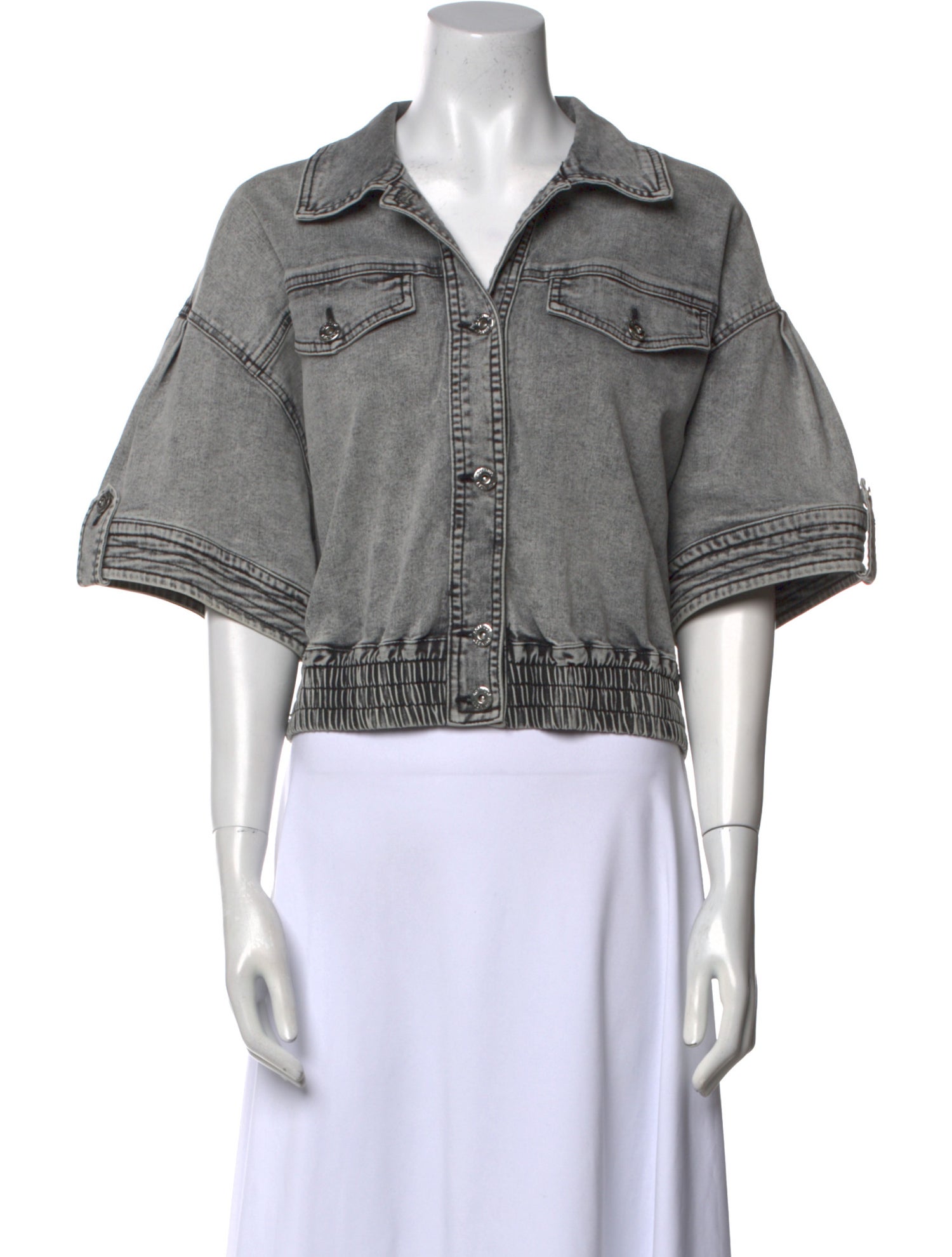 TWINSET Short Sleeve Crop Top