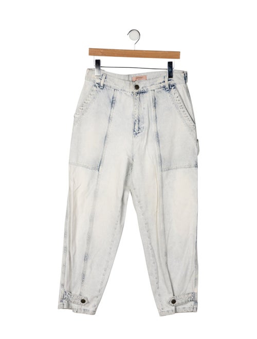 TWINSET High-Rise Straight Leg Jeans