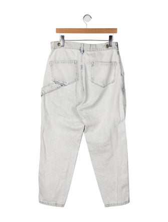 TWINSET High-Rise Straight Leg Jeans