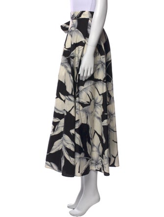 TWINSET Floral Print Midi Length Skirt