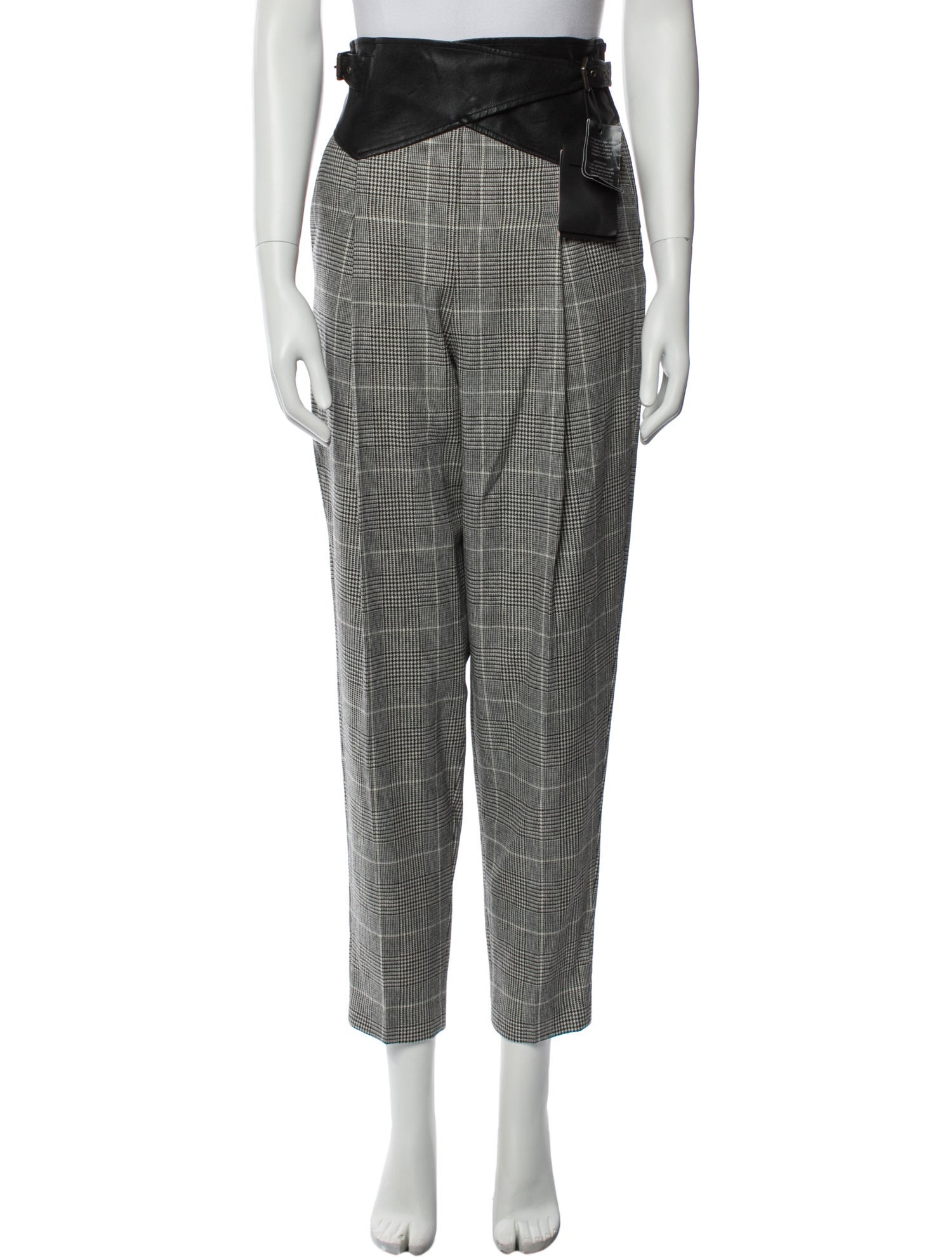 TWINSET Wool Straight Leg Pants