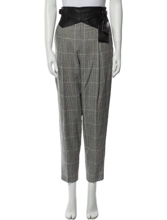 TWINSET Wool Straight Leg Pants