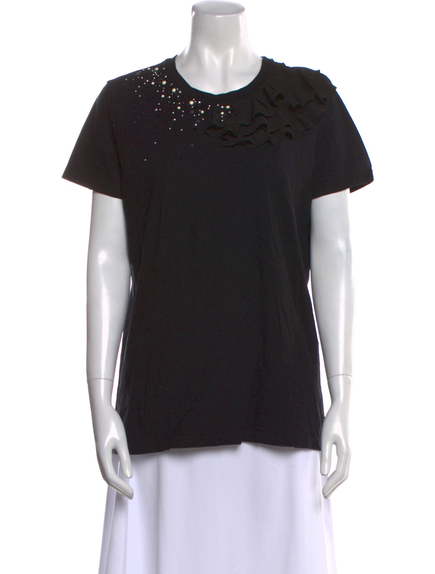 TWINSET Crew Neck Short Sleeve T-Shirt