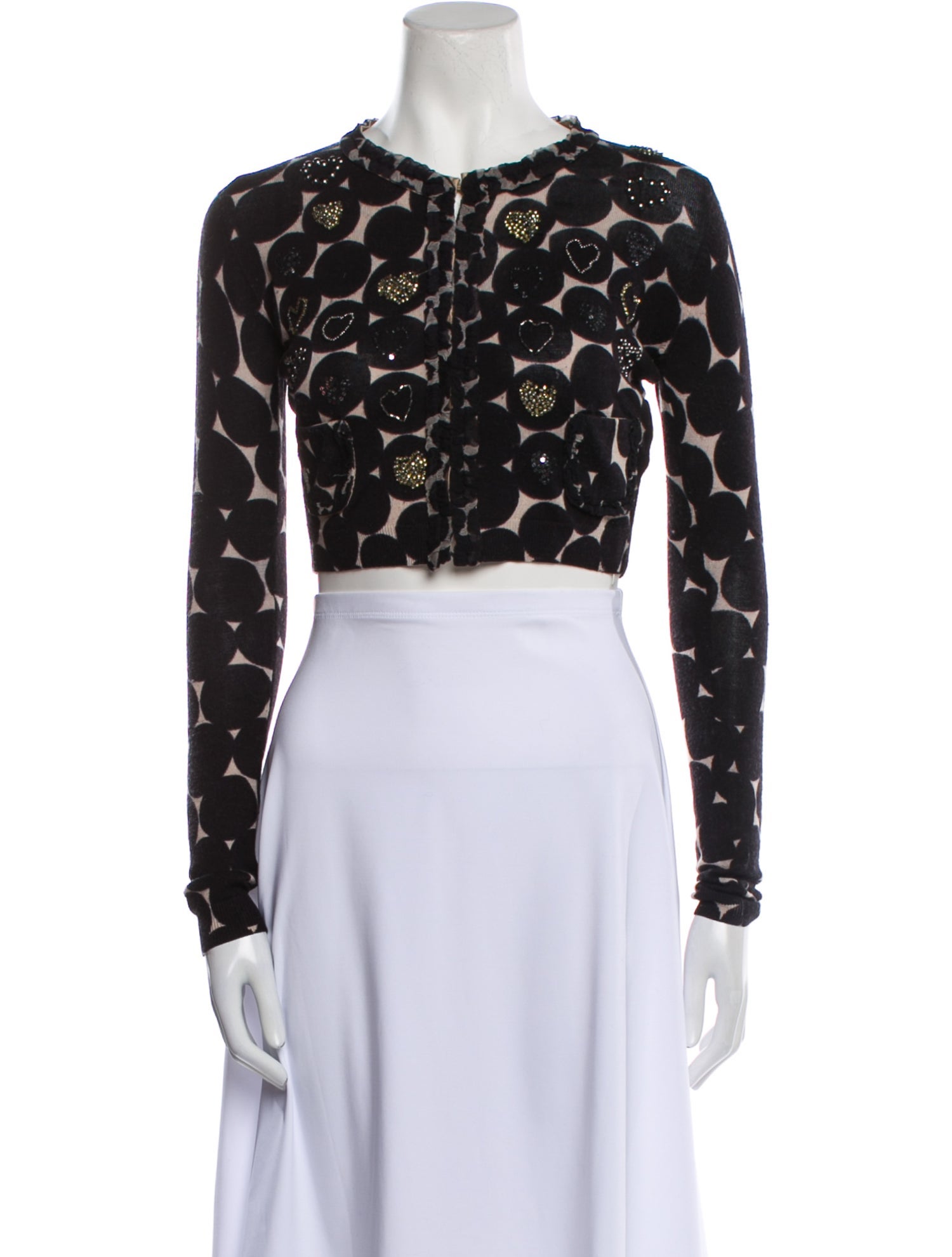 TWINSET Wool Printed Sweater