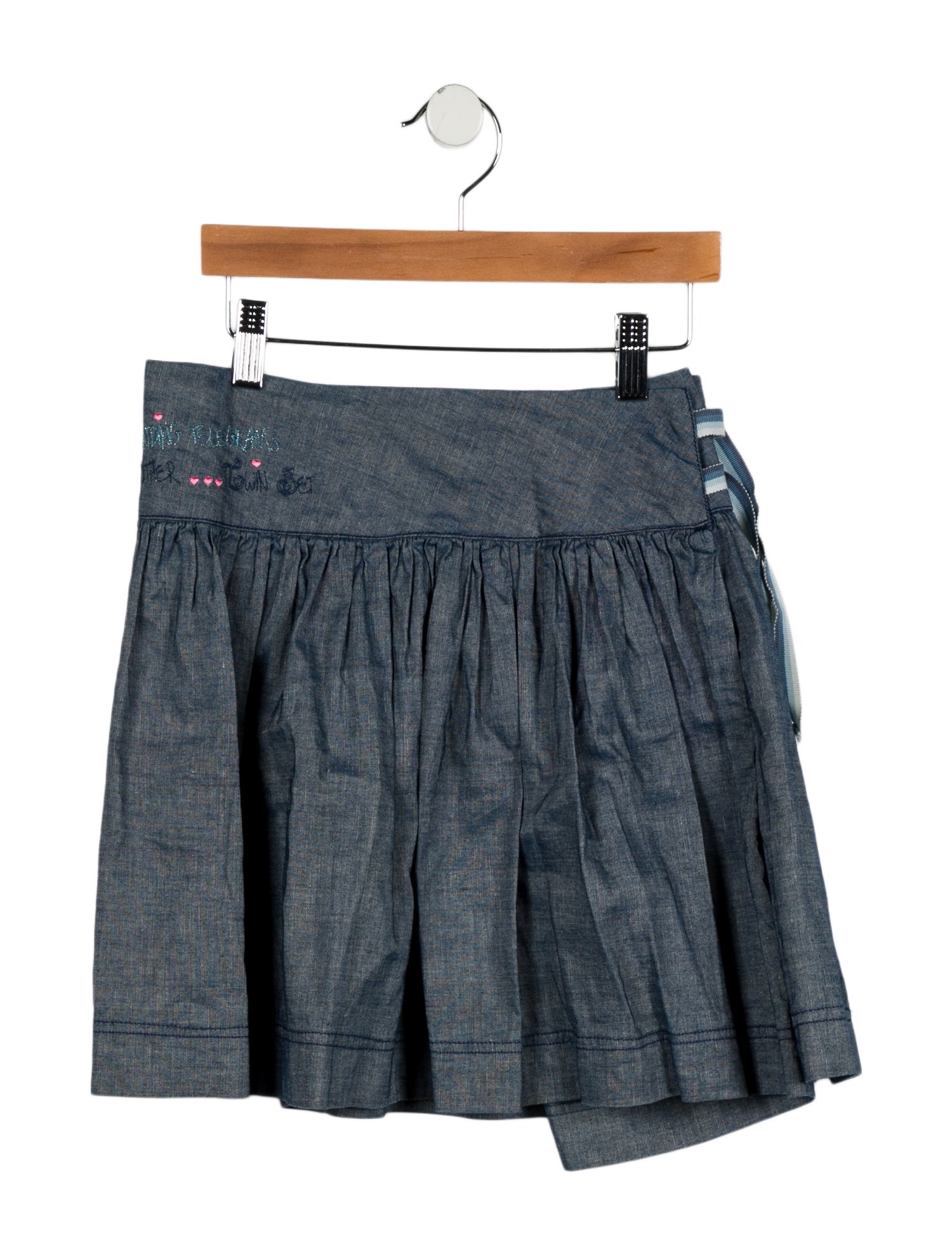 TWINSET Girls' Denim Skirt