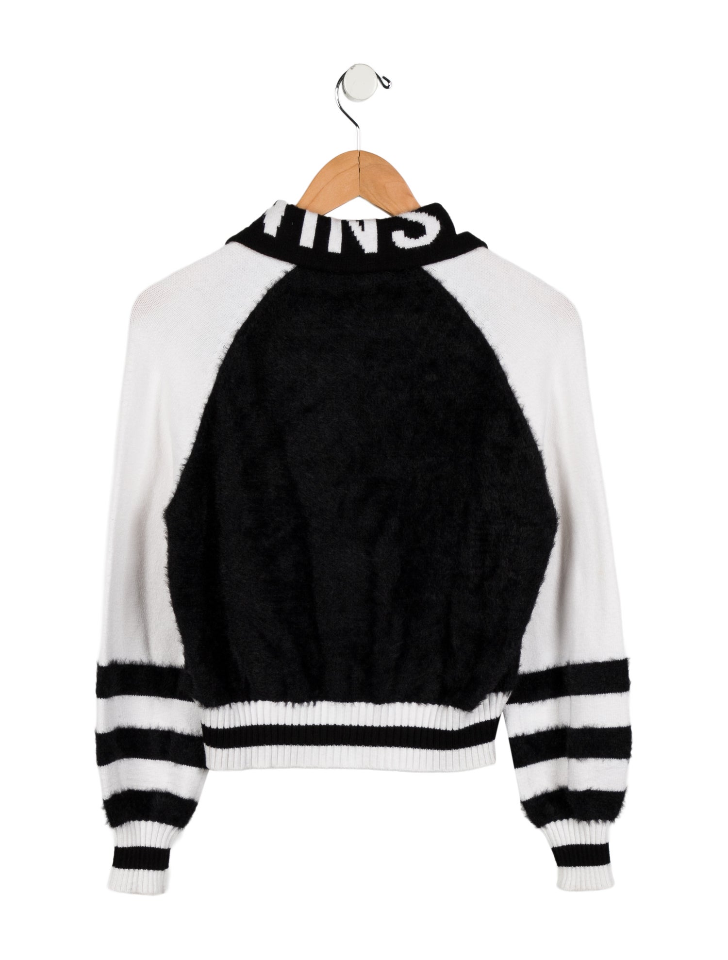 TWINSET Girls' Logo Print Long Sleeve Cardigan