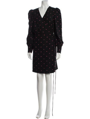 Pre-owned Twinset Printed Mini Dress In Gray