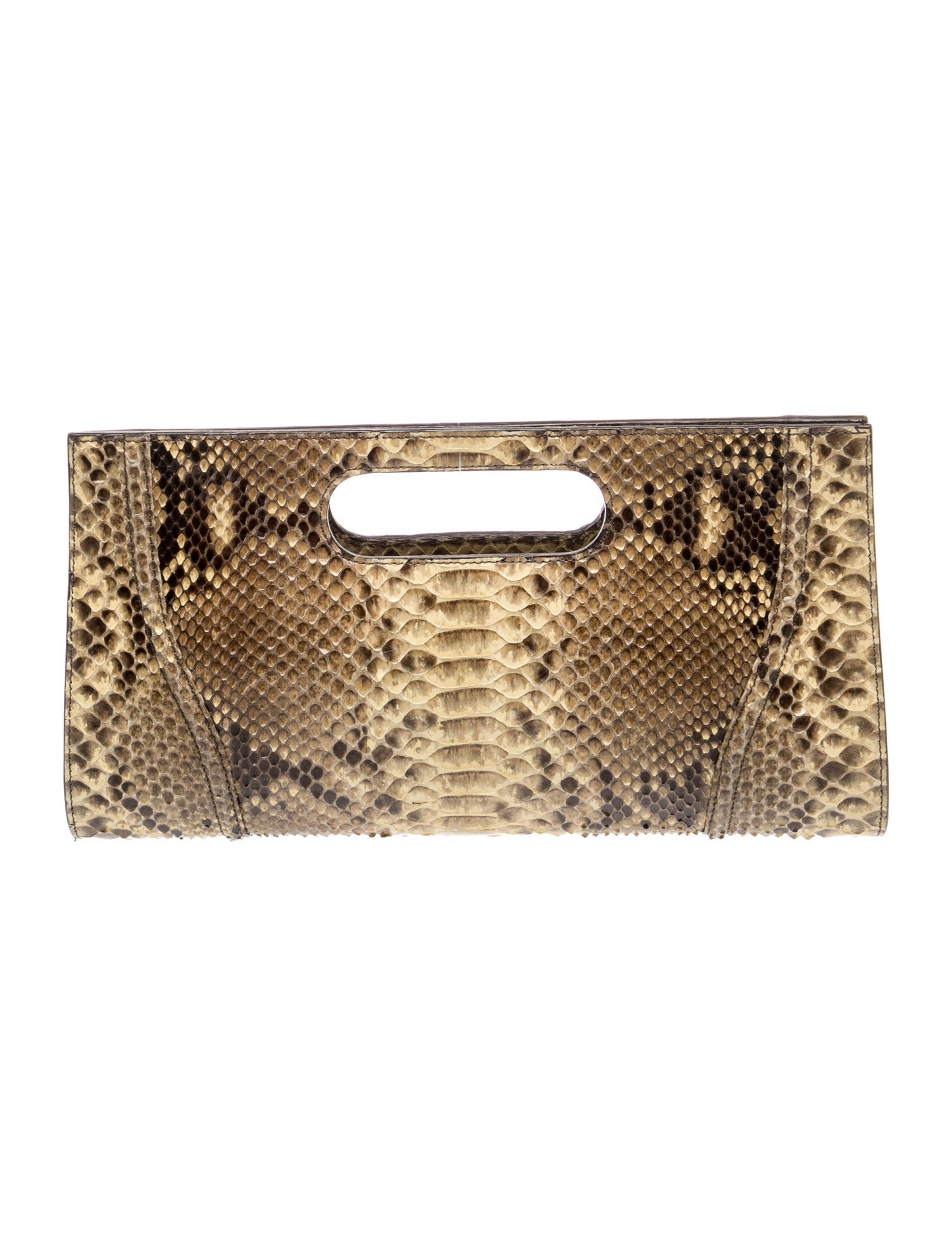 Tribe of Two Python Top Handle Bag