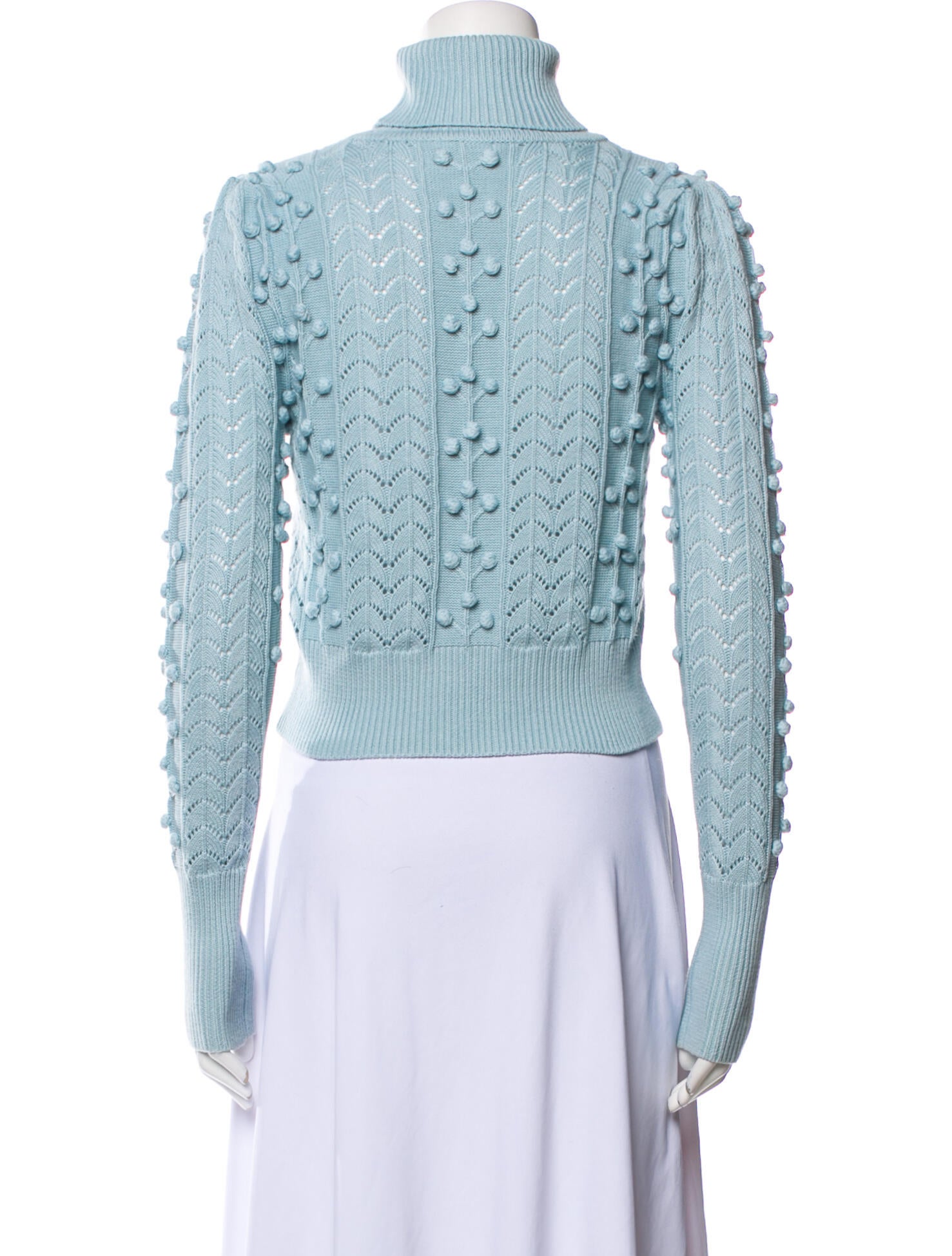 Tularosa Patterned Turtleneck Sweater