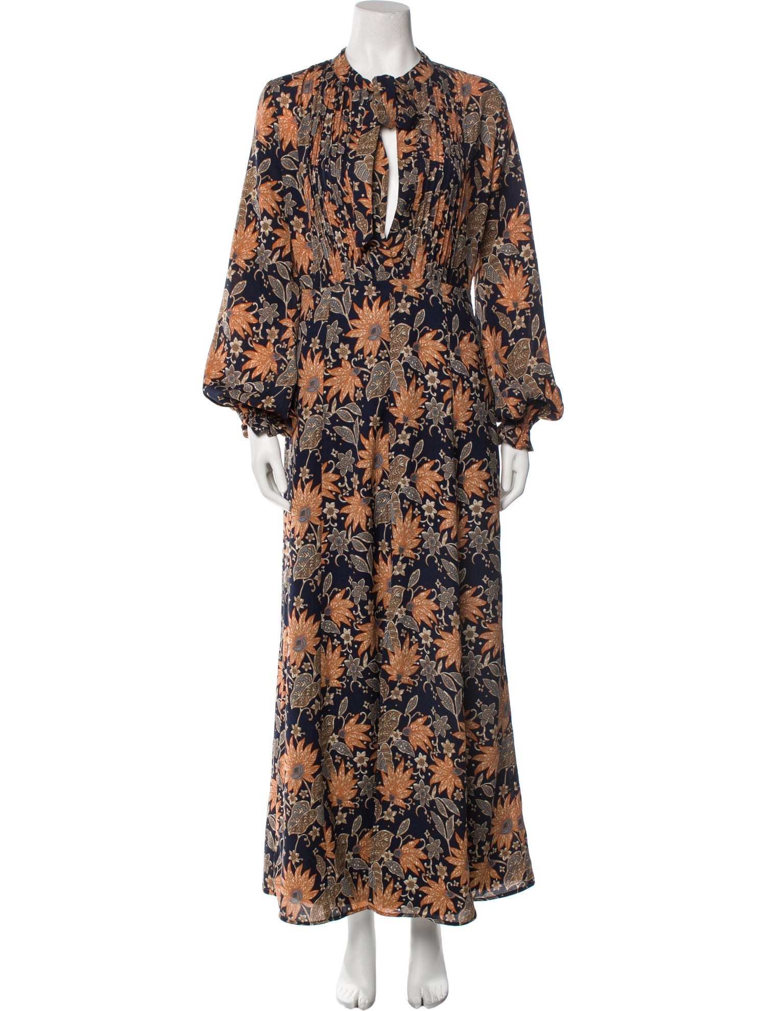 Tularosa Floral Print Long Dress