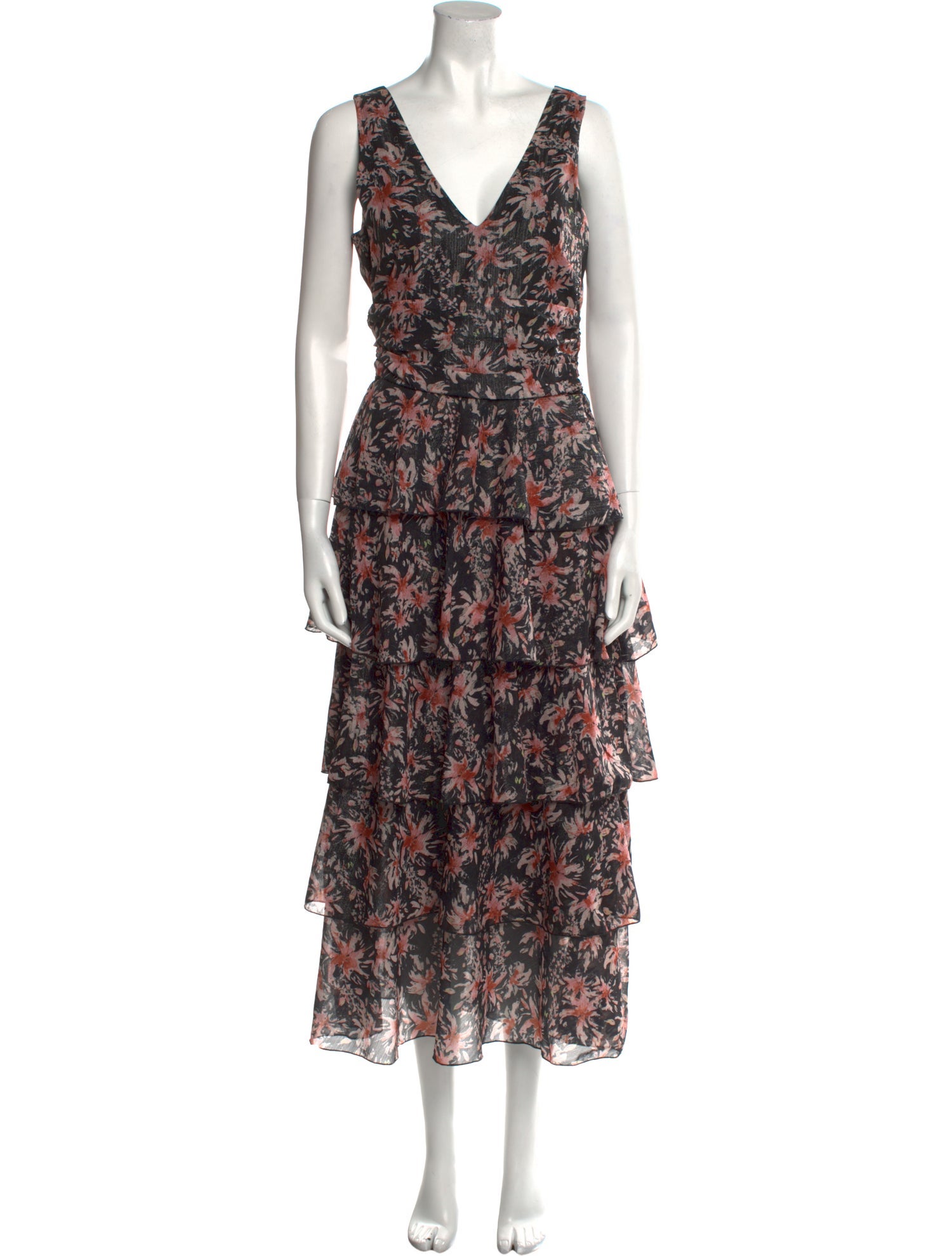 Tularosa Floral Print Long Dress