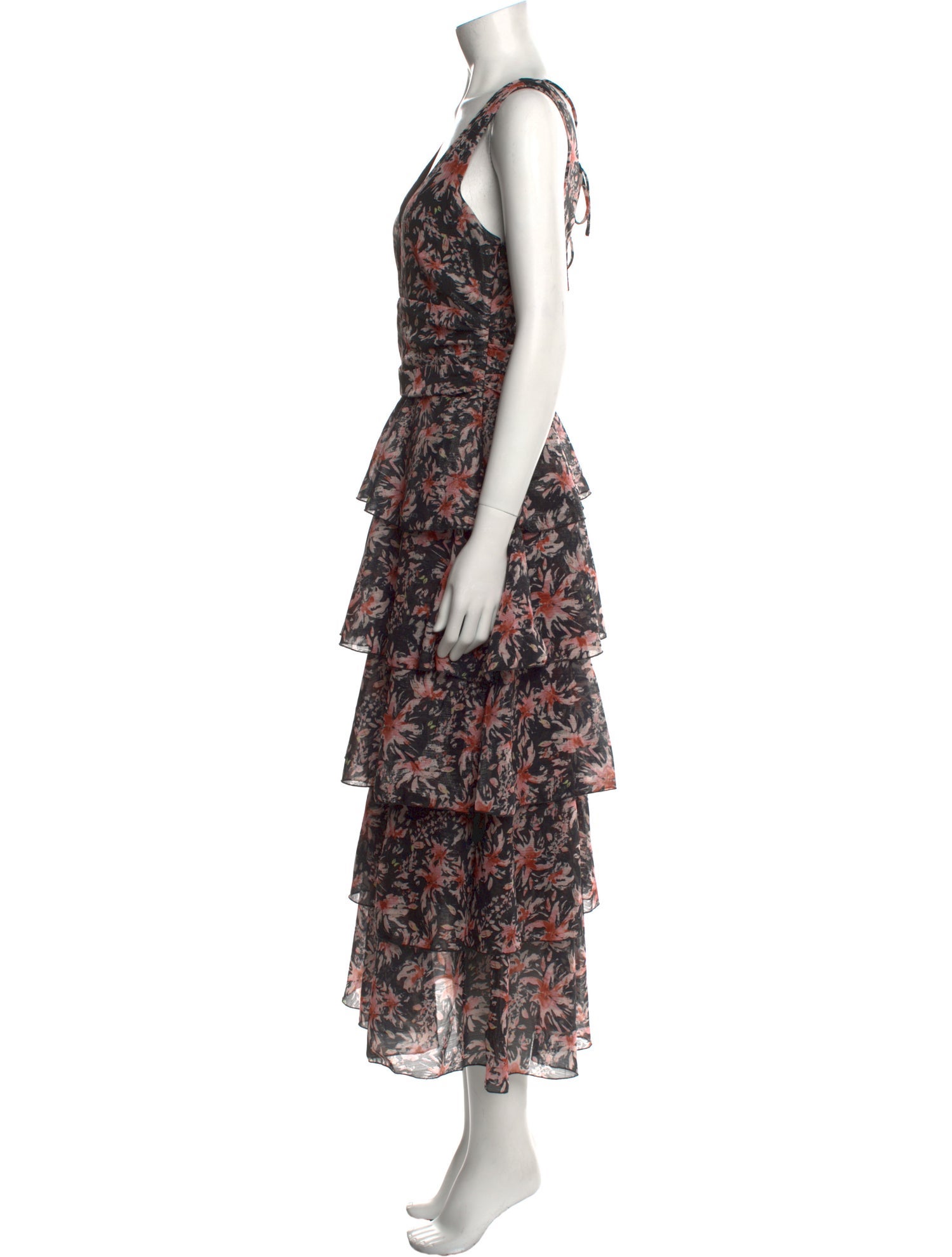 Tularosa Floral Print Long Dress