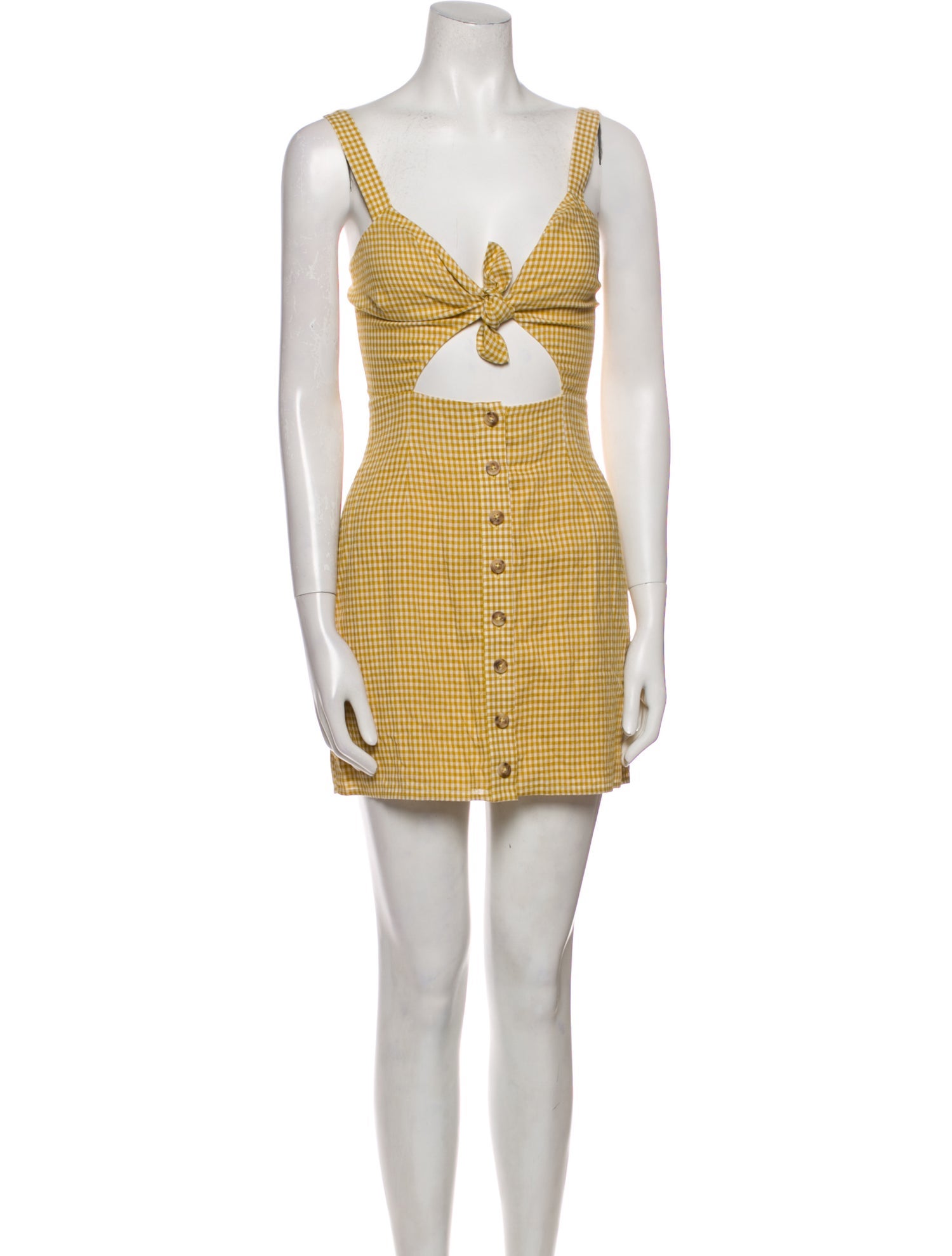 Tularosa Plaid Print Mini Dress w/ Tags