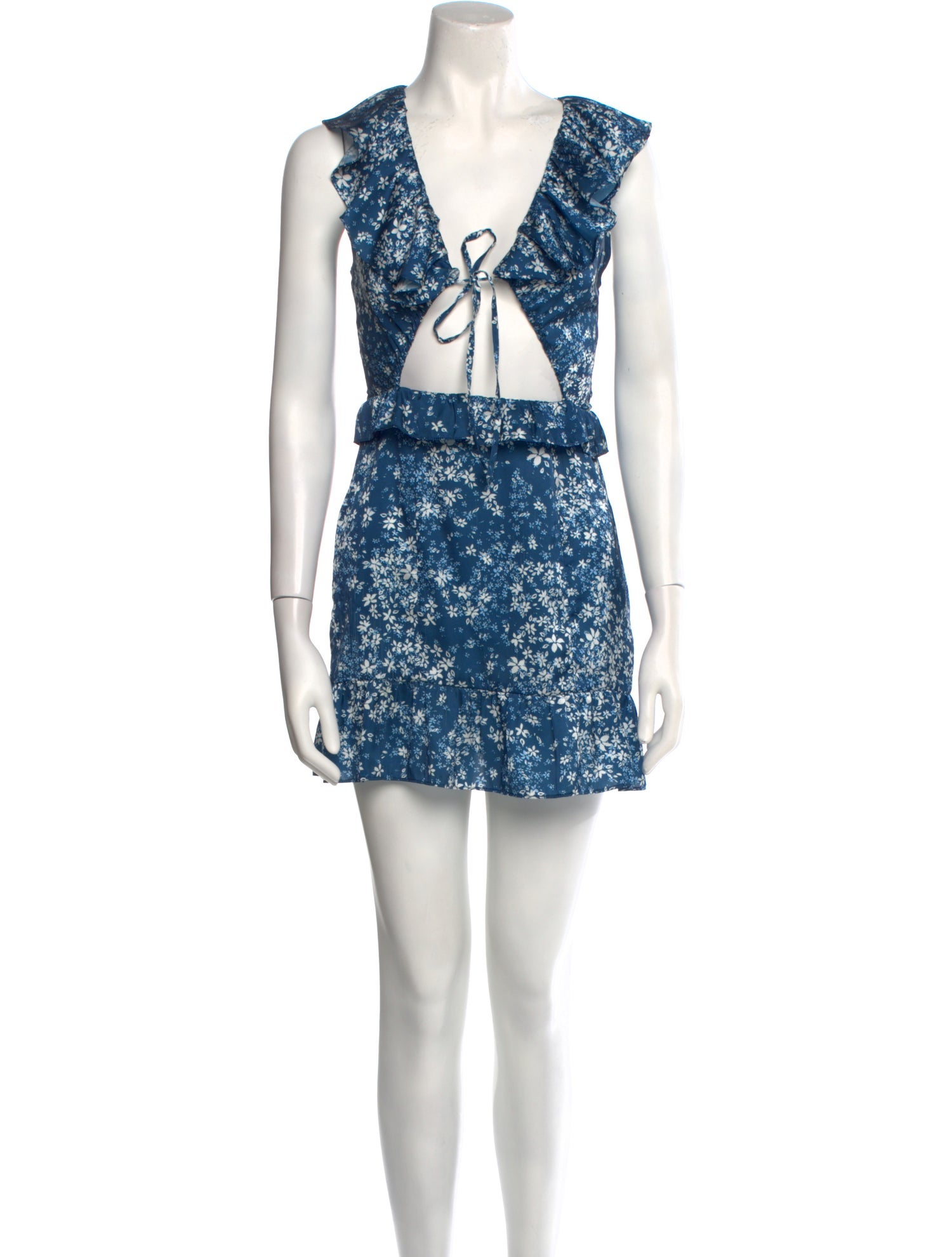 Tularosa Floral Print Mini Dress