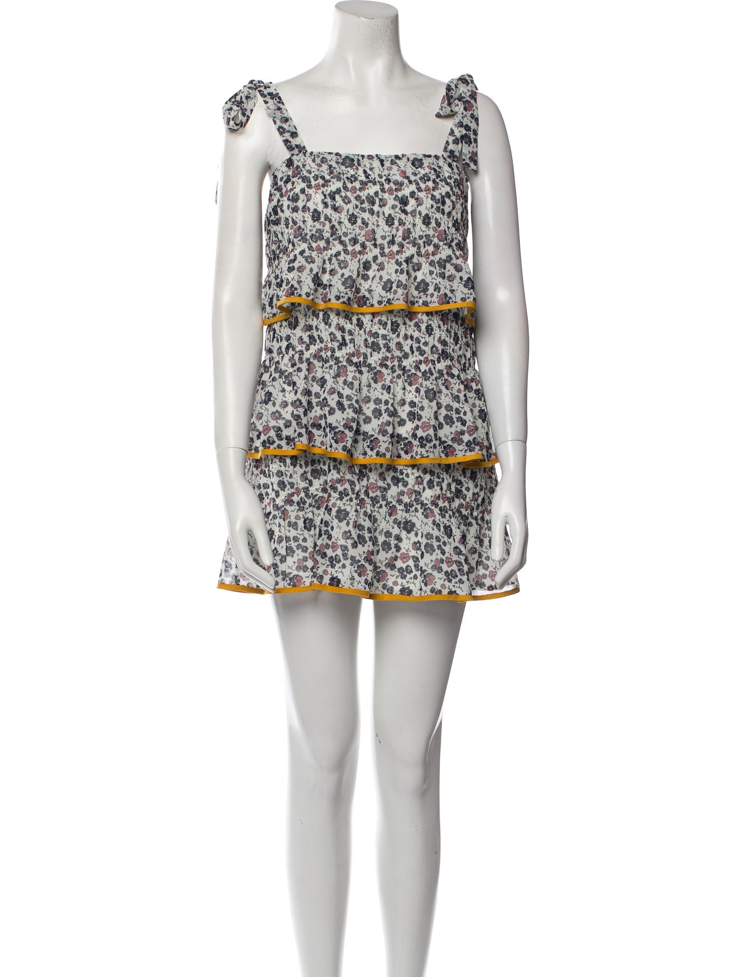 Tularosa Floral Print Mini Dress