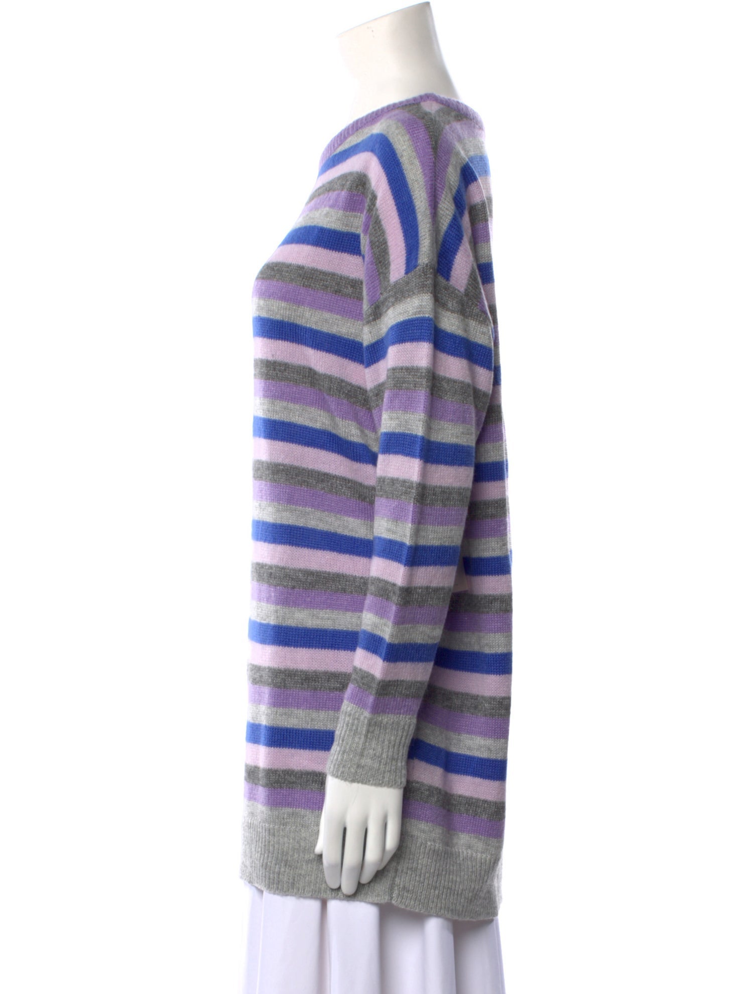 Tularosa Striped Bateau Neckline Sweater