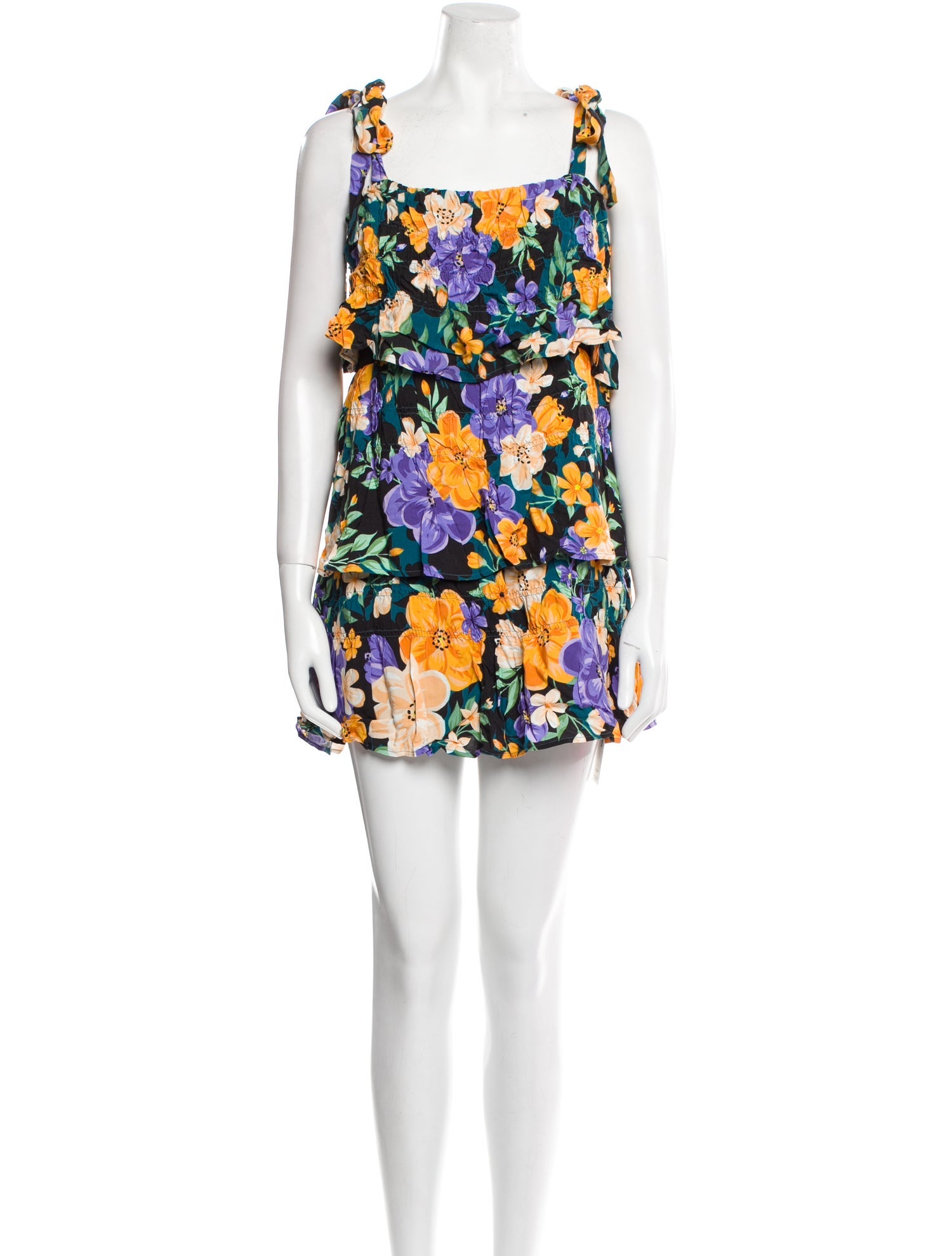 Tularosa Floral Print Mini Dress