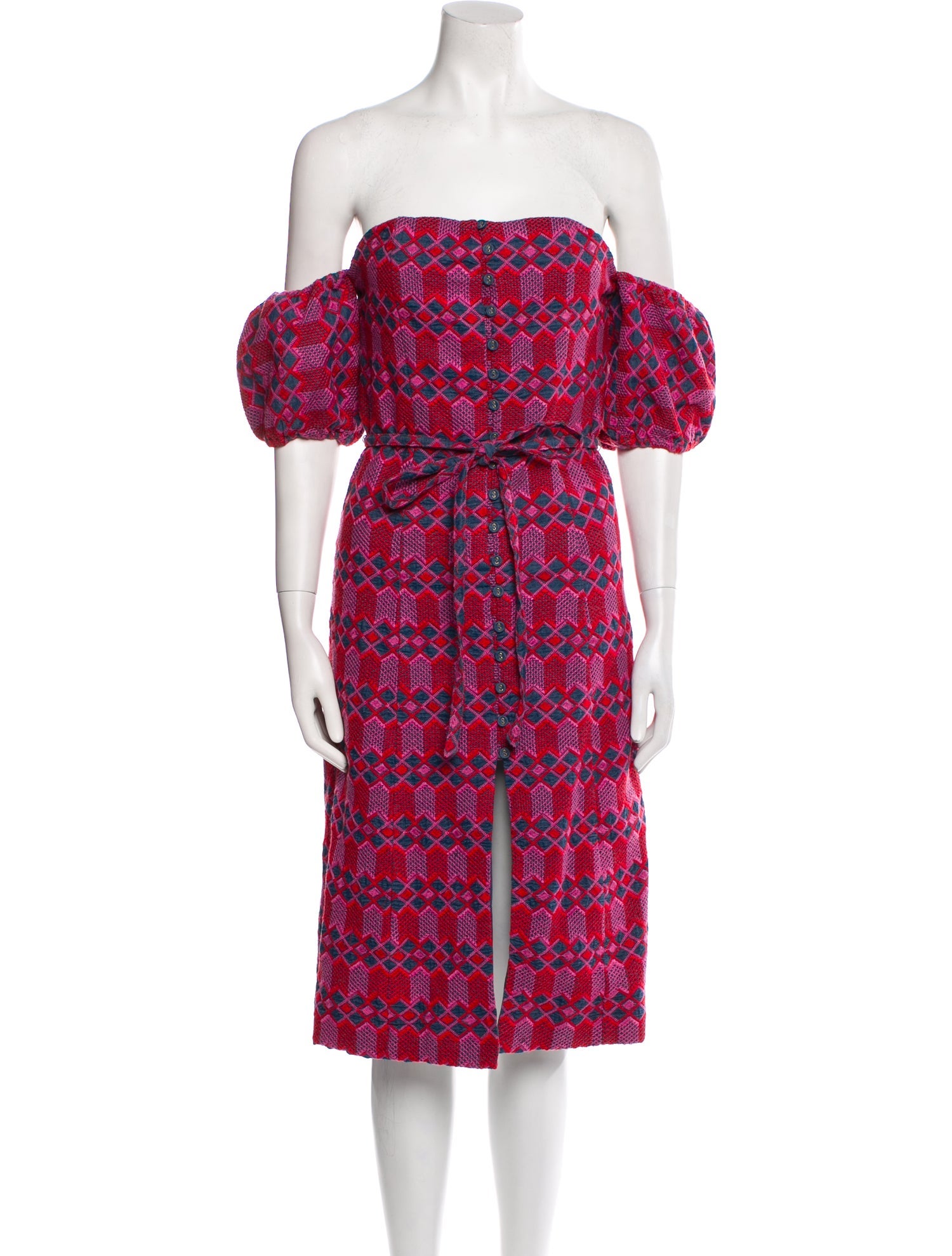 Tularosa Printed Knee-Length Dress