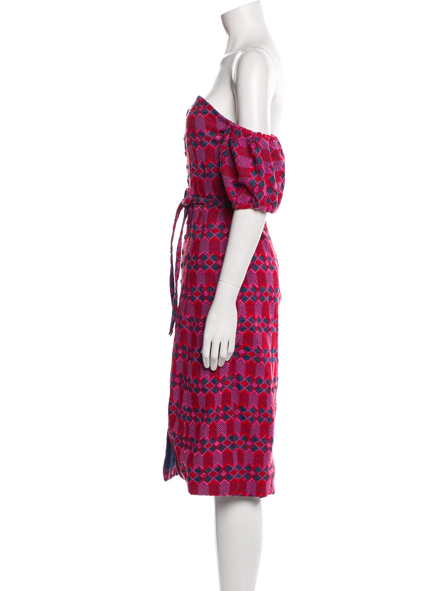 Tularosa Printed Knee-Length Dress