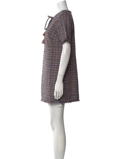 Tularosa Tweed Pattern Mini Dress