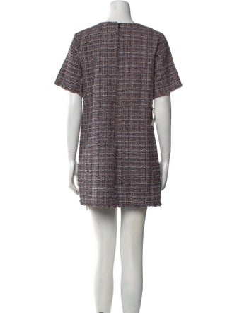 Tularosa Tweed Pattern Mini Dress