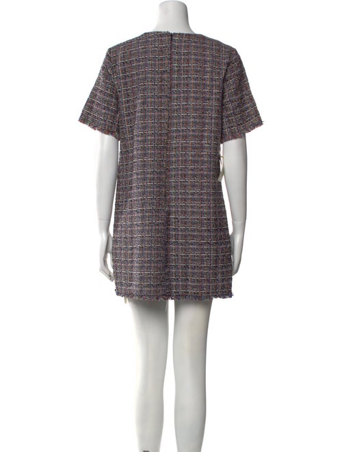 Tularosa Tweed Pattern Mini Dress