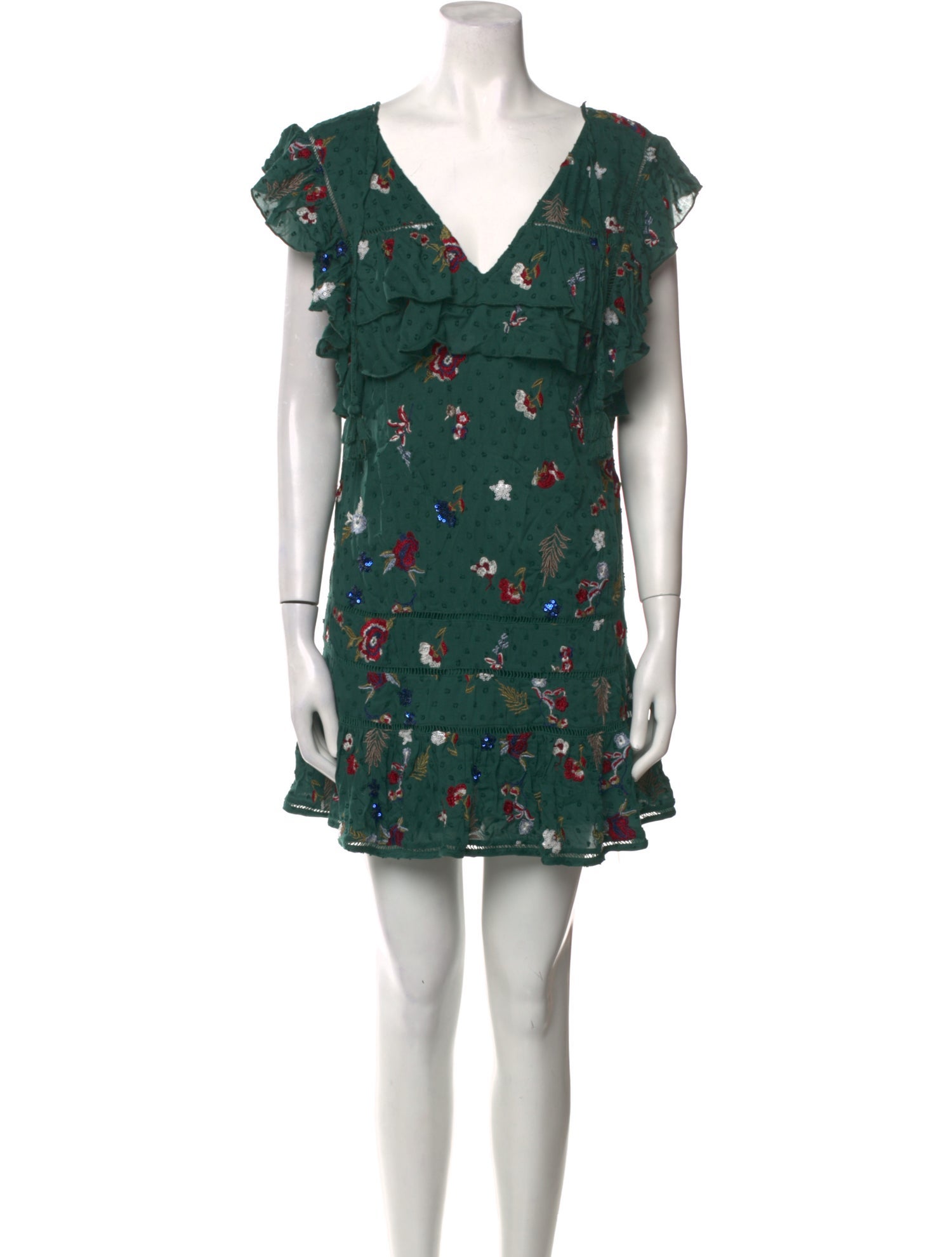 Tularosa Floral Print Mini Dress