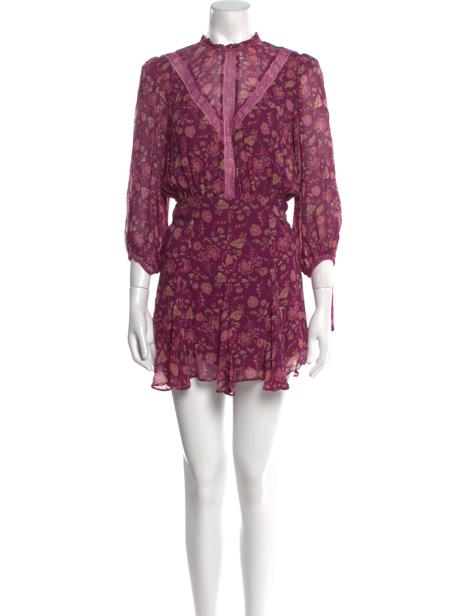 Tularosa Floral Print Mini Dress