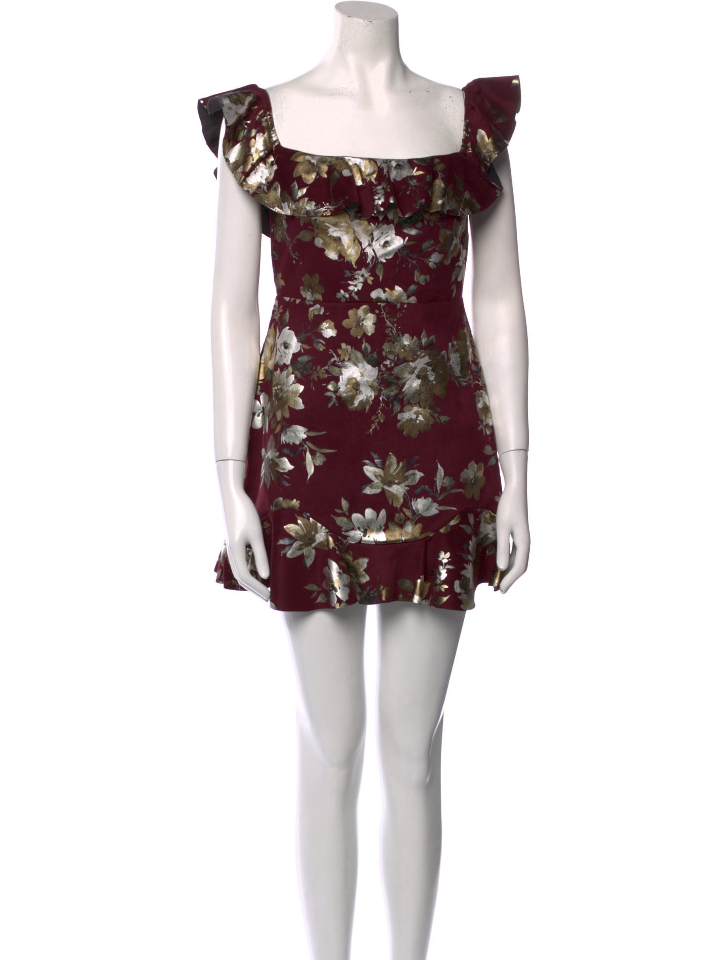 Tularosa Floral Print Mini Dress