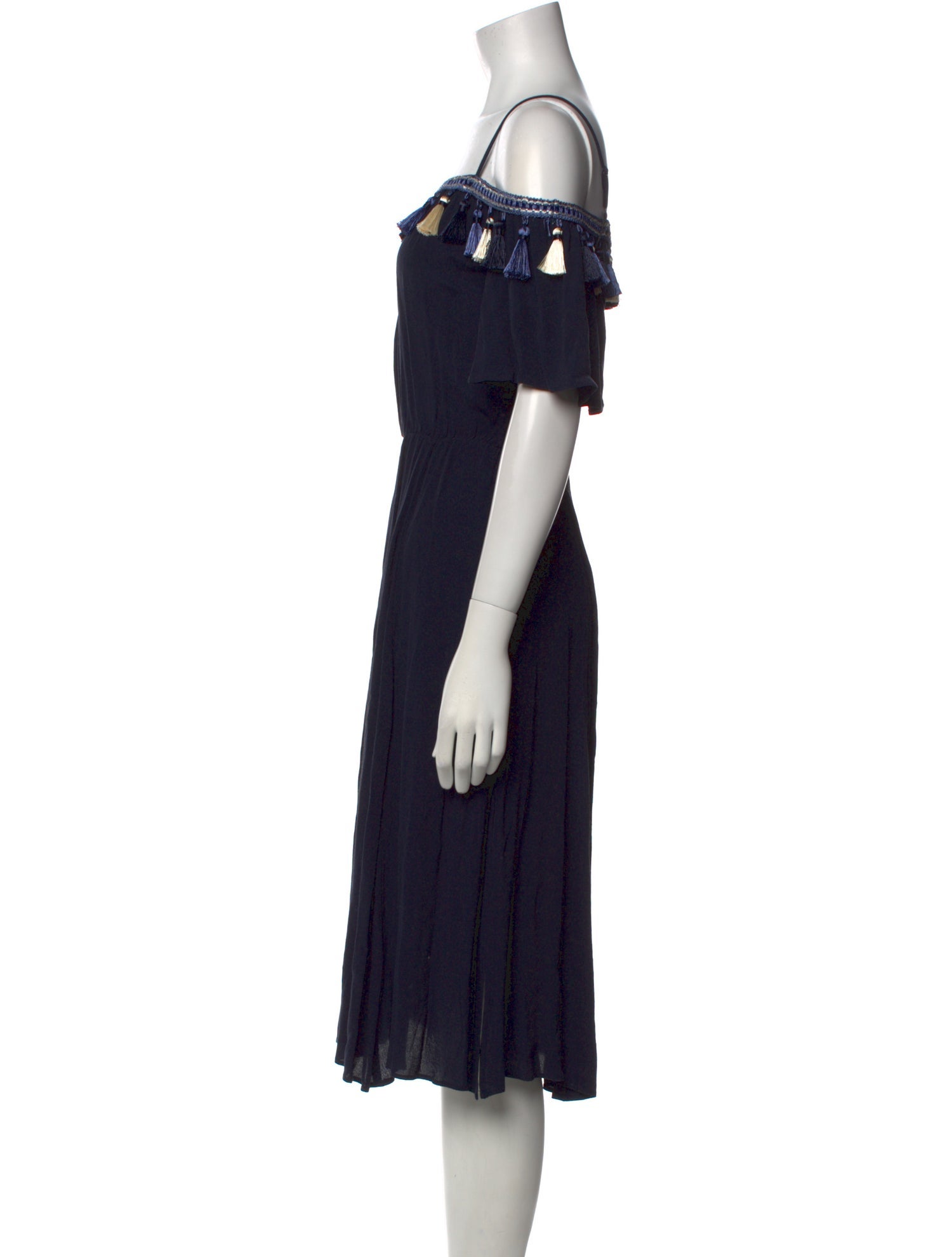 Tularosa Off-The-Shoulder Midi Length Dress