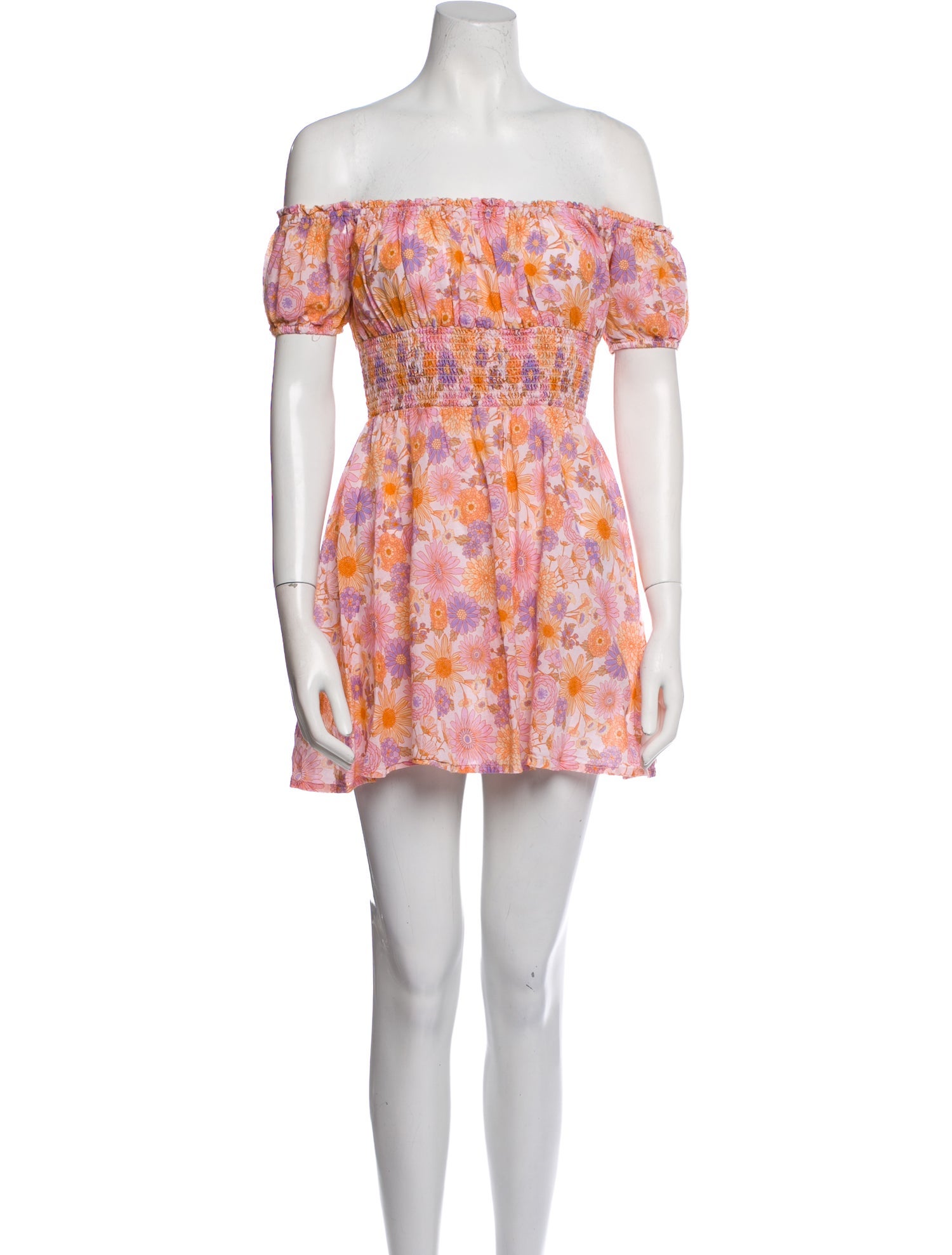 Tularosa Floral Print Mini Dress