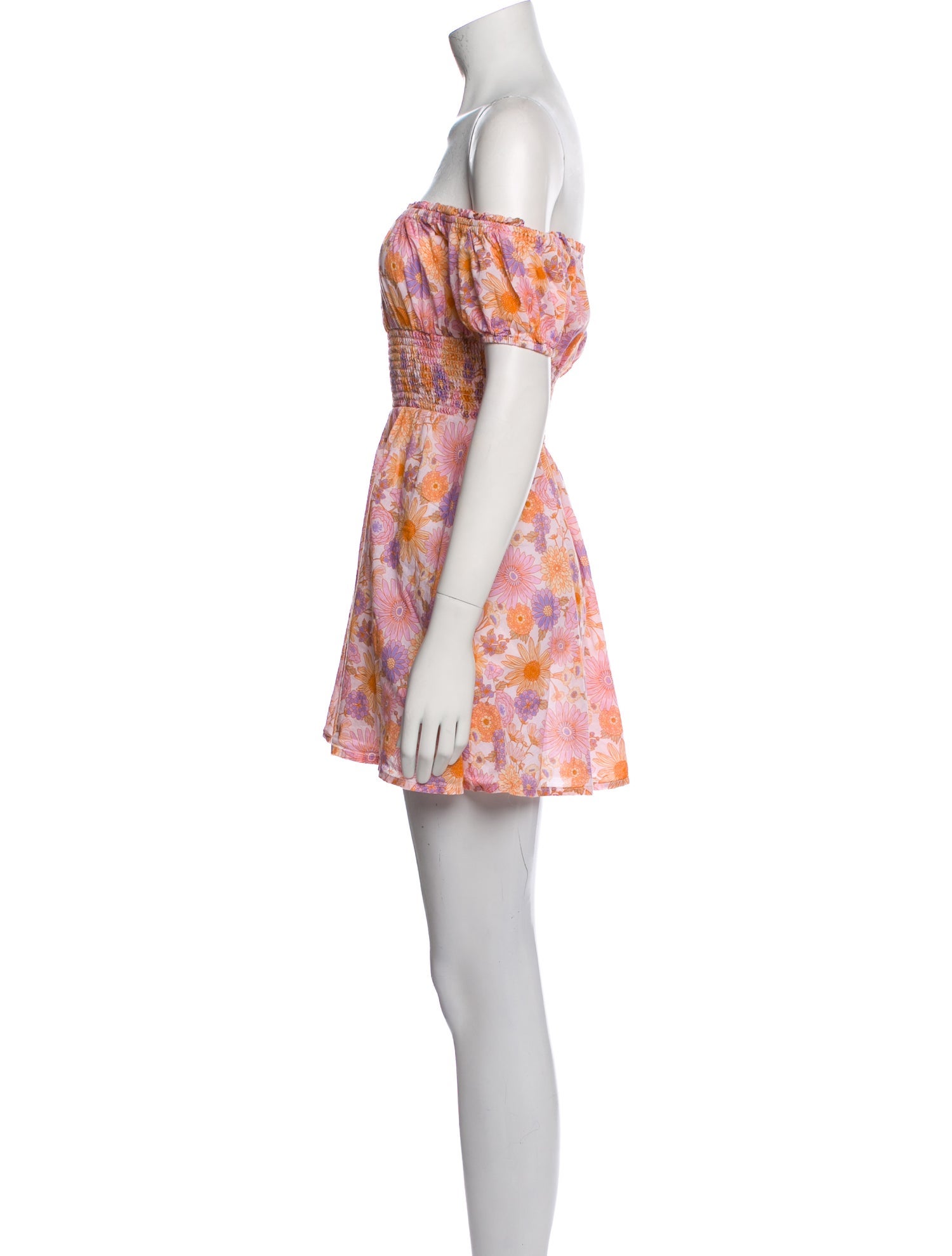 Tularosa Floral Print Mini Dress