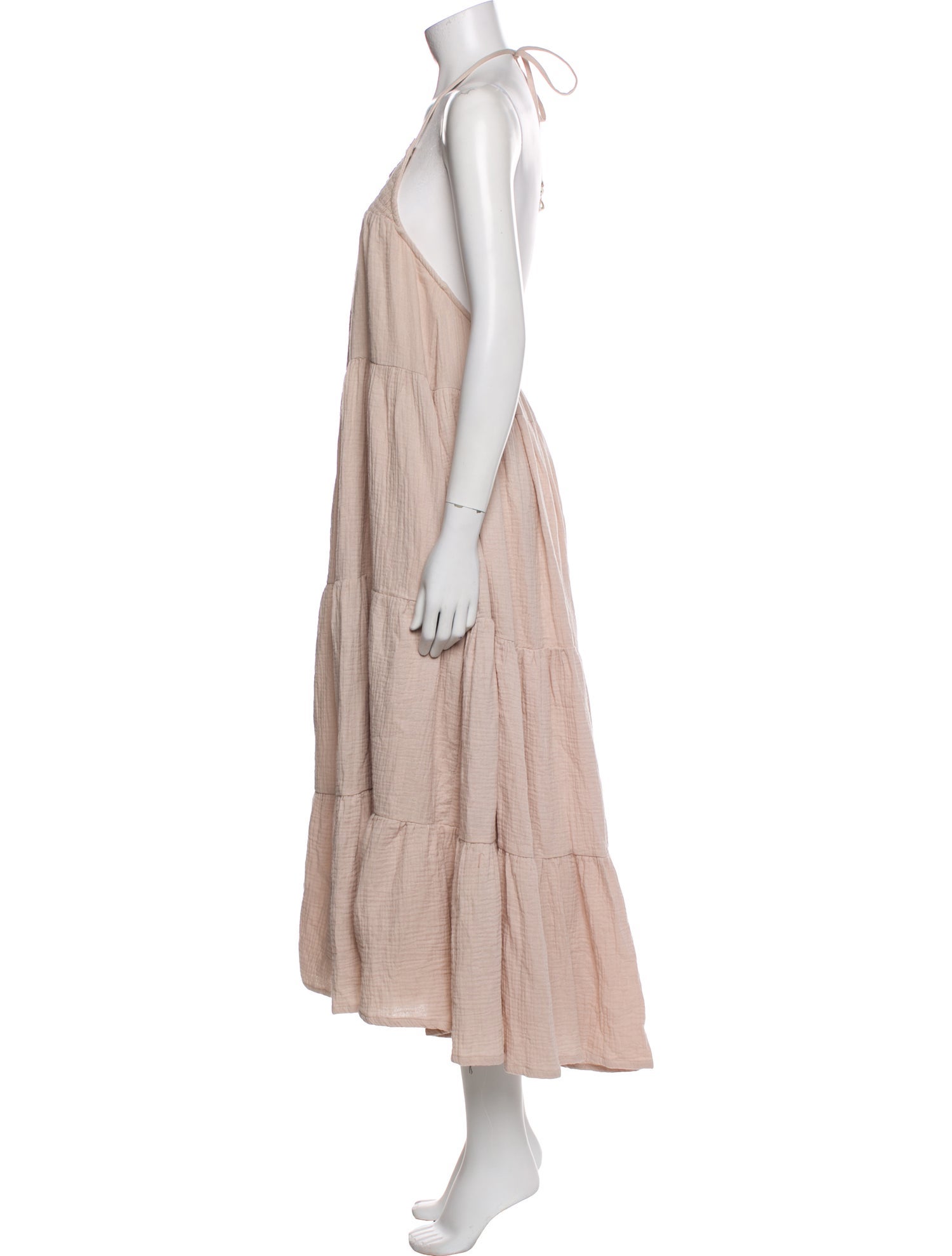 Tularosa Square Neckline Midi Length Dress