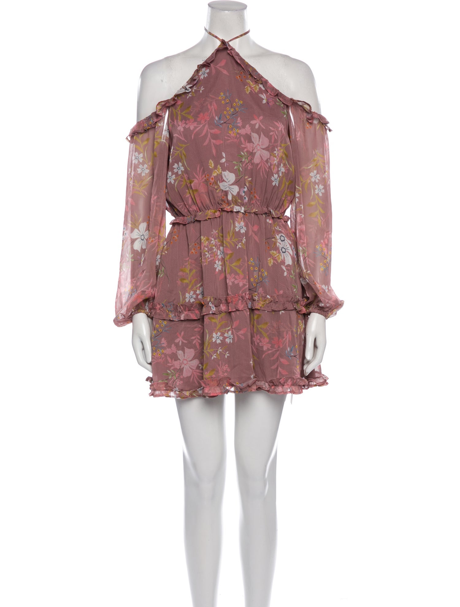 Tularosa Floral Print Mini Dress