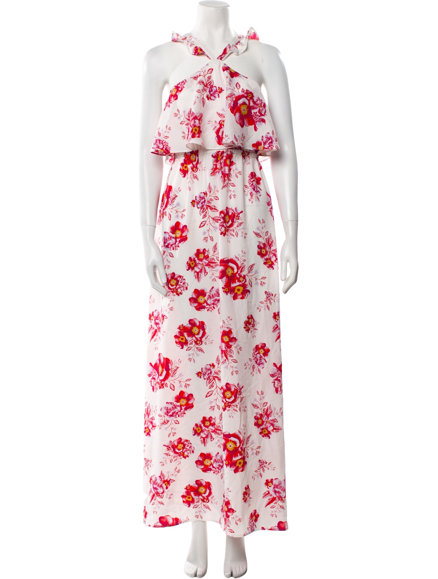 Tularosa Floral Print Long Dress