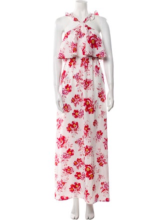 Tularosa Floral Print Long Dress