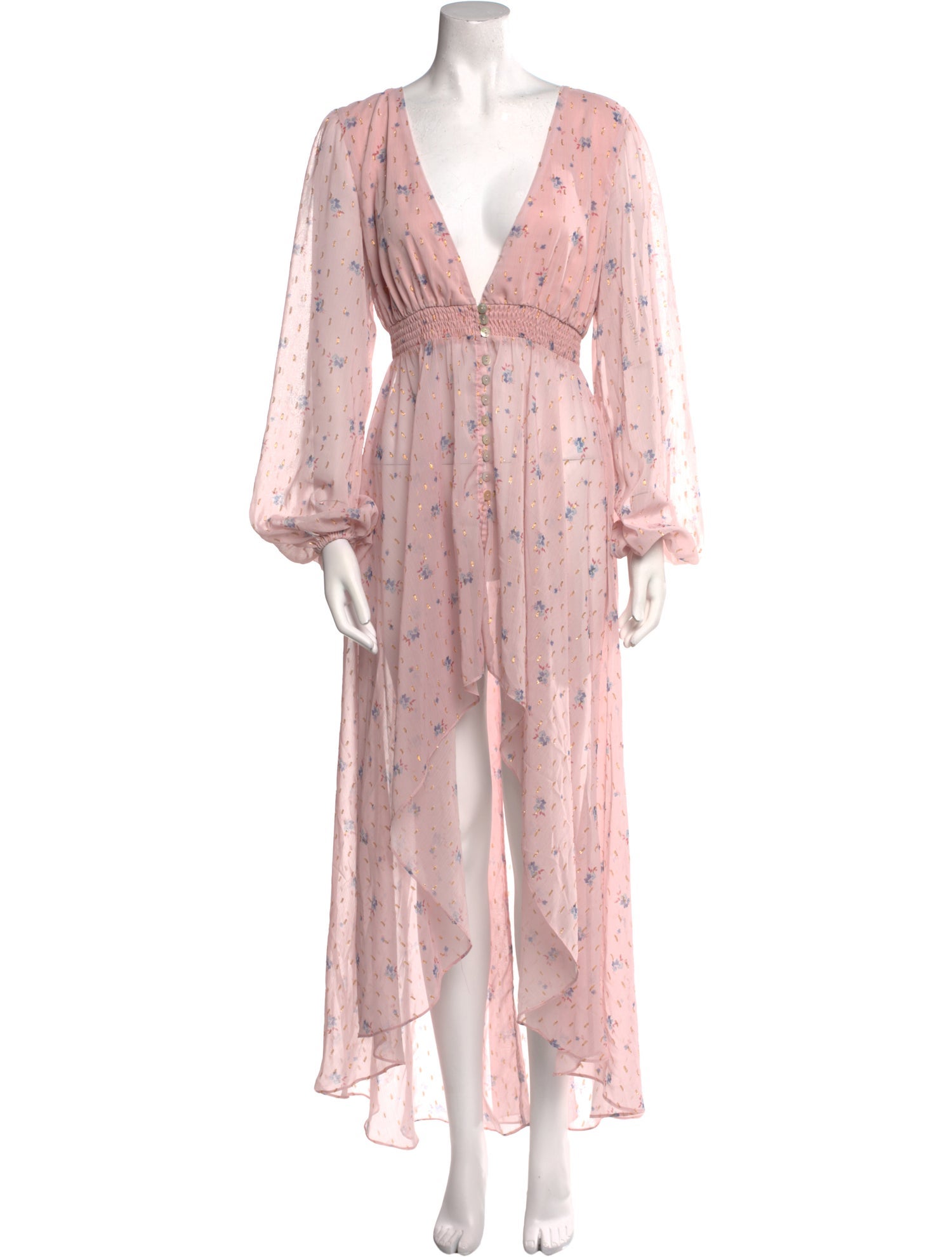 Tularosa Floral Print Long Dress